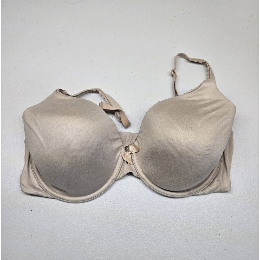Victoria's Secret Women Bra 34DD Beige Body By Victoria Lined‎ Perfect Coverage